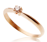 помолвочное кольцо классическое на заказ SGPP100